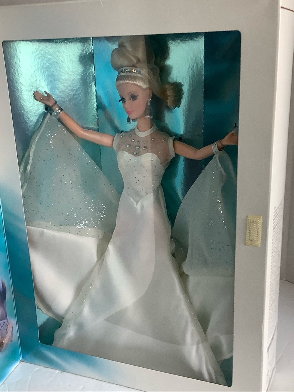 Mattel White and silver Starlight Dance Barbie Artwork